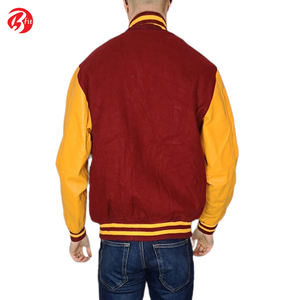 OEM Custom Logo Unisex Stylish Baseball Letterman Varsity Jacket High Quality Winter <b>Wear</b> <b>Waterproof</b> Fur Decoration Plus Size - Product Image 3