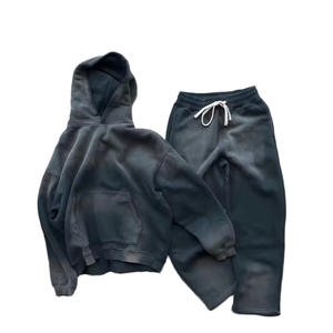 ชุดวอร์มผ้าฝ้ายไซส์ใหญ่พิเศษของผู้ชายชุดวอร์มฤดูหนาวแบบมีฮู้ดสำหรับใส่วิ่งขายาวติดฉลากส่วนตัวได้100% ตามต้องการ - Product Image 6