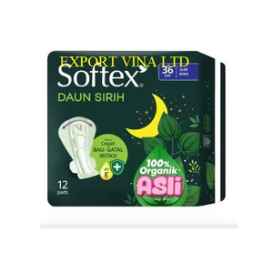 Softex Daun Sirih 36cm 12'S Coton Export VINA LTD - Product Image 1