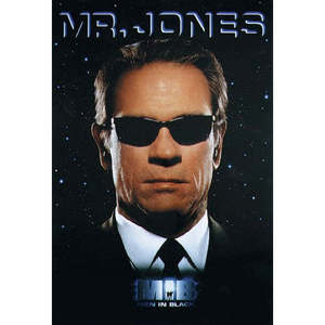 Men in Black Postcard Made From Durable <b>Paper</b> Material - Product Image 1