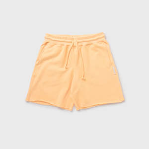 Short de survêtement en molleton de coton 100% uni pour hommes Short de survêtement essentiel à la mode avec taille élastique Short ample décontracté pour homme personnalisé - Product Image 1