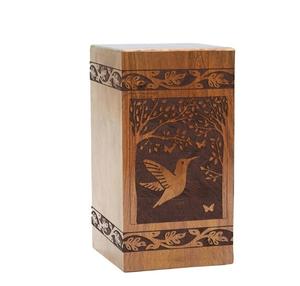 Urnes pour cendres humaines pleine grandeur Urne funéraire personnalisée pour cendres Mâle femelle Colibris Urnes funéraires au design unique - Product Image 4
