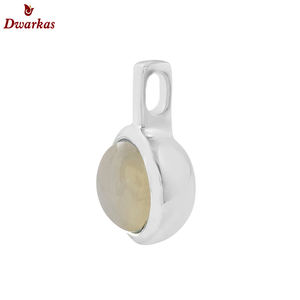 Classics 925 Sterling Silver Rainbow Moon Gemstone <b>Pendant</b> Necklace Bezel Setting Fashionable Religious Jewelry for Parties - Product Image 2