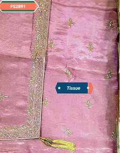 Beaux costumes brodés à la main non cousus de créateur moderne pour les femmes fêtes de style traditionnel indien à la mode - Product Image 2