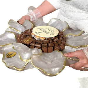Cuenco de chocolate de metal pulido plateado de Calidad exclusiva, cuenco dulce clásico, perfecto para servir chocolate en bodas y eventos - Product Image 5