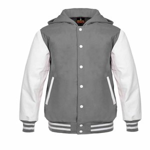 2024-2025 vente en gros personnalisé dernières conceptions à manches longues Baseball Varsity veste hommes plaine vierge Varsity Letterman vestes - Product Image 5