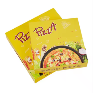 Vente en gros de boîtes à pizza réutilisables imprimées en vert boîte à pizza de 9 pouces 12 pouces avec logo - Product Image 4