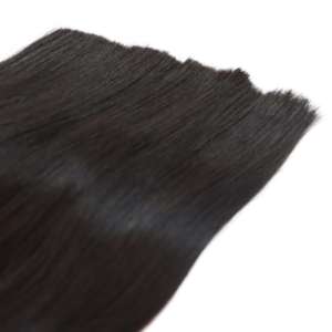 Extensions de faisceaux de cheveux vietnamiens bruts à forte demande prix de gros motif droit vierge à double tirage en couleur naturelle - Product Image 3