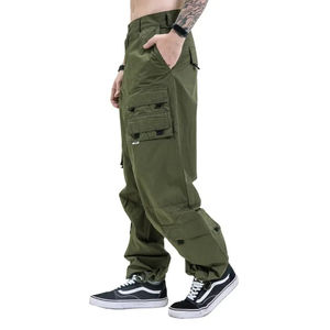 กางเกงจ็อกเกอร์คาร์โก้ลำลองผู้ชายคุณภาพสูง ตัดเย็บตามสั่ง ผ้าออกซ์ฟอร์ดกันน้ำ ระบายอากาศได้ดี มีเชือกผูกเอว ทรงหลวม - Product Image 2