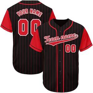 เสื้อเบสบอลสำหรับผู้ชายเสื้อเบสบอลพิมพ์ลายเครื่องแบบเบสบอลพิมพ์ซับลิเมชันเสื้อเจอร์ซี่สำหรับขายพร้อมป้ายและป้ายโลโก้ตามสั่งของคุณ - Product Image 2