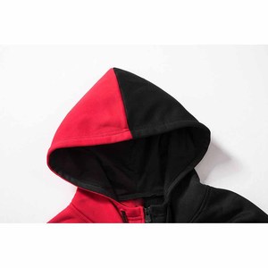 Sweat à capuche personnalisé surdimensionné en strass Streetwear lourd zippé pour sweat à capuche en strass du fabricant OEM/ODM pour hommes - Product Image 2
