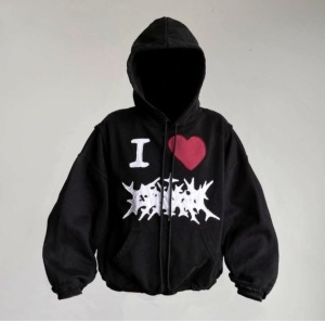 เสื้อฮู้ดสวมหัวแบบสวมหัวแขนยาวผ้าฝ้าย100% ออกแบบได้ตามที่ต้องการมีลายปักและโฟมกราฟิกพอดีตัวและเทคนิคการซัก - Product Image 5