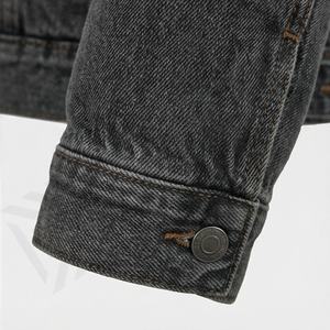 Vestes en jean pour femmes de qualité supérieure, prix de gros, mi-longues, logo imprimé personnalisé, tendance de la mode, couleur personnalisée - Product Image 6