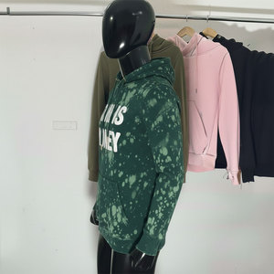 Conjunto de Chándal de Dos Piezas con Capucha y Pantalones de Felpa, Teñido Personalizado en 3D para la Parte Delantera, Chándal Bordado, Sudadera con Capucha Extra Grande para Hombre - Product Image 2