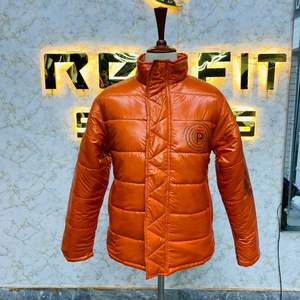 Veste matelassée noire de haute qualité et design personnalisé pour hommes vestes en polyester et nylon pour hommes vestes matelassées pour hommes High Street - Product Image 3