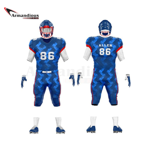 Uniforme de football américain de haute qualité 100% ensemble de maillot imprimé par sublimation numérique en polyester - Product Image 4