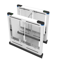 Sistema de Control de acceso de puerta de barrera de seguridad de supermercado de oficina de edificio comercial con lector de tarjetas RFID/IC torniquete oscilante