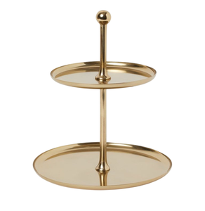 Soporte de Pastel de Metal en Oferta para Decoración de Mesa de Bodas y Cumpleaños, Soporte de Pastel Dorado con Asa - Product Image 1