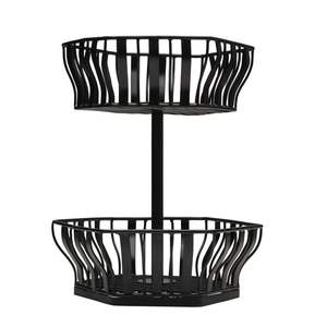 Cesta de metal para frutas, organizador para mesa de comedor, elegante soporte para productos con construcción de acero duradero - Product Image 1