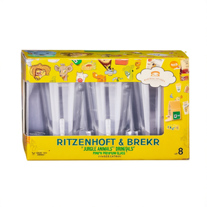 RITZENHOFF & BREKER Paquete de 3 Vasos 'Animales de la Selva', 3 Vasos por Unidad, Cristalería Premium, Empaquetado en 8 - Product Image 2