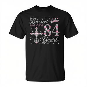 T-shirt promozionale per il 84° compleanno delle donne di 84 anni, regalo promozionale - Product Image 2