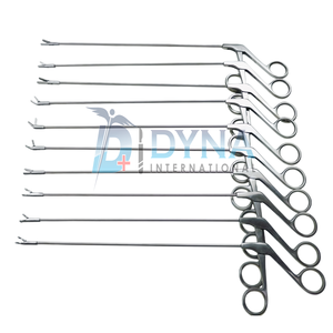 Ensemble de forceps de chirurgie laryngée micro ORL de 10 pièces, biopsie de pince à ciseaux - Product Image 4
