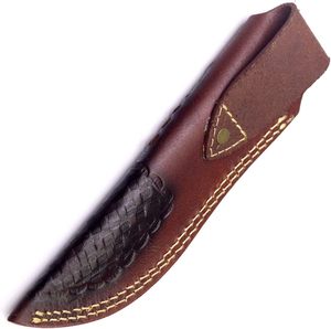 Cubierta de cuero hecha a mano de 8 a 10 pulgadas Funda de cuero fino para cuchillo para cuchillos de supervivencia al aire libre - Product Image 2