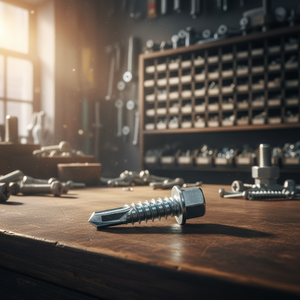 Vis autoforeuses à tête hexagonale PDC en acier au carbone galvanisé/zinc/phosphate, métriques/pouces, classe 8, fixations de toiture, OEM personnalisé - Product Image 1