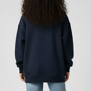 Sudadera con Capucha Extra Grande de Alta Calidad para Mujer, con Hombros Caídos, Transpirable, de Secado Rápido, Abrigada para Invierno, Directo de Fábrica - Product Image 2