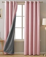Rideau occultant solide en polyester 100% Readymade nouvellement développé pour salon Style à œillets moderne 42x84 pouces 95-98%