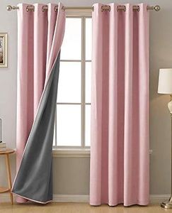 Tenda oscurante solida pronta all'uso di nuova concezione per soggiorno con una dimensione di 42 pollici x 84 con 95 a 98% Black out - Product Image 4