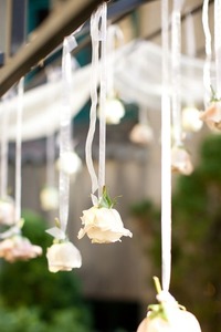 Rose <b>Ribbon</b> String Wedding Ceiling <b>Decoration</b> Party Event Diwali Festival Decor Bridal Shower Haldi Mehndi Christmas Photoprop - Product Image 5