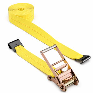 Fournisseur d'équipements de fret, sangle de fixation à cliquet en polyester 75 mm 8000 kg haute résistance pour la manutention de charges lourdes, service OEM - Product Image 5