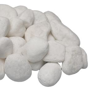 Pierres rondes en pierre blanche, 5 pièces, moins cher, roche de gravier, fournitures vietnamiennes - Product Image 1