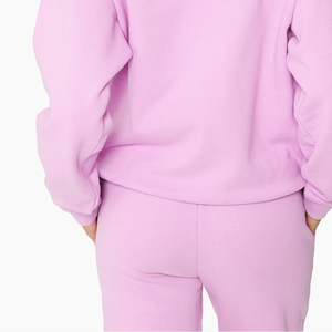 Nouvel arrivage Ensemble short à capuche avec logo personnalisé Vêtements pour femmes Haut court à capuche Sweat-shirt et short de survêtement Ensemble short pour femmes - Product Image 6