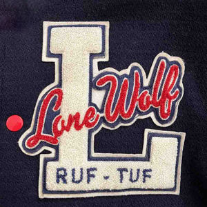 Chaqueta de alta calidad para hombre, chaqueta para hombre, estilo universitario, lana, Varsity, retazos personalizados, Mangas de cuero, chaqueta de béisbol con letras - Product Image 3