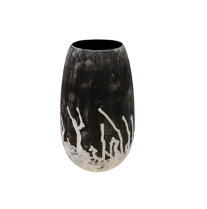 Luxury Design Flower Vase Brown Wood Finished Iron Flower Pot Usage for <b>Tabletop</b> Christmas Decoration Handmade in Bulk - Product Image 5