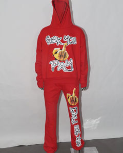 เสื้อกันหนาวมีฮู้ดแบบสวมหัวมีฮู้ดขนาดพิเศษชุดวอร์มบุผ้าฟลีซผ้าซาติน GSM 345โลโก้ออกแบบได้ตามต้องการสำหรับปักในฤดูหนาว - Product Image 4