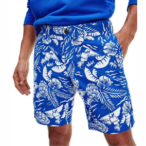 Pantalones cortos informales de gimnasio para hombre, 100% algodón, transpirable, de seda helada, de secado rápido, para correr, con bolsillos bordados, antiarrugas, servicio OEM - Product Image 1