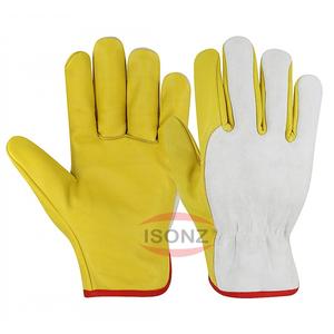 Guantes DE SEGURIDAD DE NUEVO ESTILO personalizables Guantes de cuero de conductor industrial para verano Invierno Protección de manos para trabajo Cabras Invierno - Product Image 2