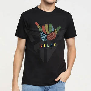 เสื้อยืดพิมพ์ลายทำจาก2024ปากีสถานเสื้อยืดสำหรับผู้ชายโลโก้ออกแบบได้ตามต้องการ - Product Image 1