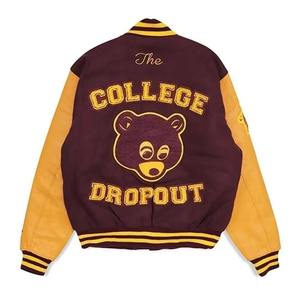 Veste universitaire en laine de qualité supérieure, design rétro classique avec manches en cuir pour hommes et femmes, personnalisable, vente en gros OEM/ODM disponible - Product Image 6