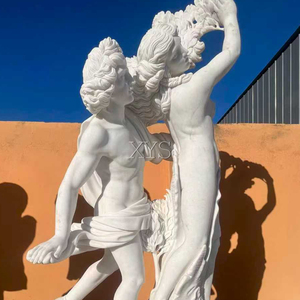 <span class=keywords><strong>Statua</strong></span> Romantica a Grandezza Naturale di <span class=keywords><strong>Apollo</strong></span> e Dafne, Scultura in Marmo Naturale Intagliata a Mano, Design Europeo, Resistente per Giardino e Uso Esterno - Product Image 4