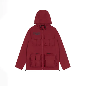 ชุดวอร์มกันลมแบบมีฮู้ดสำหรับฤดูหนาว ออกแบบเองได้ ขายส่ง ชุดลำลองขายดี สไตล์สตรีท ผ้าฟลีซ ระบายอากาศได้ดี - Product Image 2