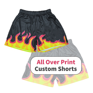 กางเกงขาสั้นกีฬาผู้ชายแบบลำลองเนื้อผ้าทึบ 220 กรัม/ตร.ม. ปรับแต่งได้ |   เสื้อผ้ากีฬาตาข่ายโพลีเอสเตอร์/คอตตอน พิมพ์ลายดิจิทัล ไซส์ใหญ่ ตะเข็บใน 5 นิ้ว สำหรับฤดูร้อน - Product Image 4