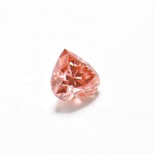 Diamants roses de laboratoire certifiés IGI, taille cœur, 1,00 à 4,00 carats, VS1-VS2, diamants en vrac pour la fabrication de bijoux - Product Image 2