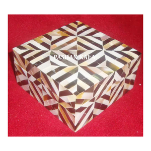 Artículo de artesanías de alta calidad de clase alta hermosa caja de chocolate de nácar de madera para propósitos y decoraciones de regalos de boda - Product Image 1