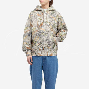 Ventes chaudes, dernières tendances, sweats à capuche imprimés camouflage de qualité supérieure pour hommes, respirants, basiques personnalisés, sweats à capuche en coton mélangé pour hommes en vente - Product Image 3