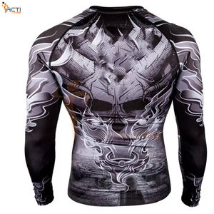 Nueva llegada de impresión por sublimación Rash Guard mejor calidad precio nuevo estilo de alta calidad personalizado Rash Guard para hombres - Product Image 4