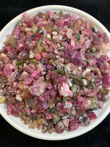 พลอยทัวร์มาลีนธรรมชาติจากอัฟกานิสถาน ไม่ผ่านการบำบัด หลายสี น้ำหนัก 470 กรัม สำหรับทำเครื่องประดับและบำบัดรักษา - Product Image 3